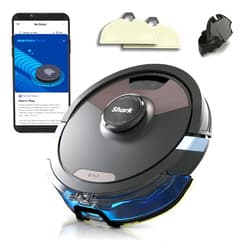 SHARK RV2620WD AI Ultra Robot Vacuum and Mop with Matrix Clean Navigation, CleanEdge Technology, Perfect for Pet Hair, Carpets, Hard Floors, Compatible with Alexa, Black/Mocha