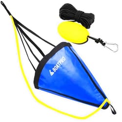 BOATPRO Drift Sock with Dump Line and Harness Buoy,Ocean Anglers Fishing Drift Anchor for Boat/Kayak/Pontoon