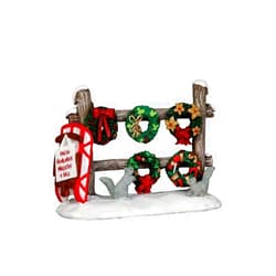 Lemax Christmas Village Christmas Wreaths 4 Sale - 54942