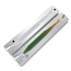 Generic Aluminum Injection Soft Plastic Lure Mold for Fluke Fishing Jerkbait Single Cavity Mold
