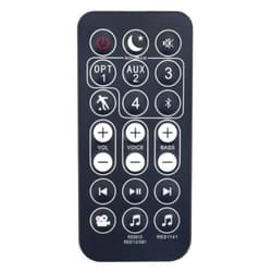 AULCMEET Replaced Remote Control Control Compatible with Polk Audio Magnifi One Magni-fi Sound Bar 1 RE8114-1 RE81141 RE8112-1 RE81121 RTRE81121 RE6915-1 RE69151 RTRE69151 SB1 SB1+ Omni SB1 OMNISB1