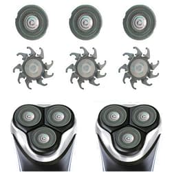Norspor HQ8 Replacement heads for norelco shaver,HQ7 Blades,Philips Norelco Aquatec,18 sharp Razor Blades for AT880 AT810 PT720 Heads,6 pack