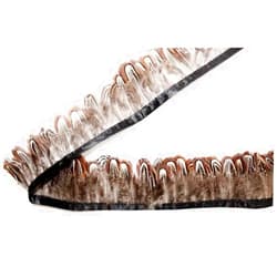 Flydreamfeathers Natural Ringneck Pheasant Feather Trim Fringe,2 Yard LongAccessories Feather DIY Decorative (001)
