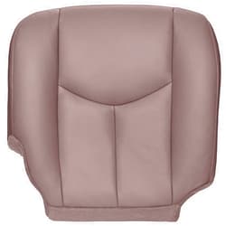 The Seat Shop Passenger Bottom Replacement Seat Cover - Medium Neutral (Tan) Leather (Compatible with 2003-2006 Chevrolet Silverado and GMC Sierra)