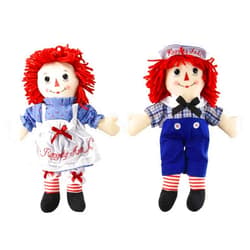 Aurora Bundle of 2 Aurora Dolls - Large 16'' Classic Raggedy Ann and Raggedy Andy
