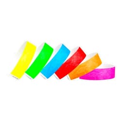 Wristco 600 WristCo Tyvek Wristbands for Events, 6-Color Variety Pack – Tamper-Proof Design Prevents Reuse – Premium-Grade Bracelets for Hospital & Medical ID, Party, VIP Identification