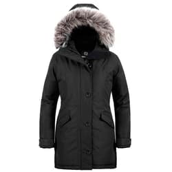 wantdo Women's Hooded Winter Coat Waterproof Warm Long Puffer Jacket Parka