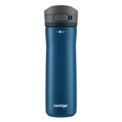 Contigo Jackson Chill 2.0, Vacuum-Insulated Stainless Steel Water Bottle with Secure Lid, Leak-Proof Travel Friendly, 20oz Capacity, Blueberry Color, Keeps Drinks Cold for 12 Hours