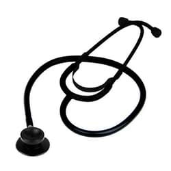 Dixie EMS Dual Head Stethoscope, Fully Functioning Stethoscope for Doctors, Nurses, EMTs, Cosplay, Role Play, Halloween, etc. – Stealth Black