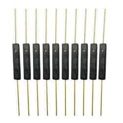Gebildet 10pcs Plastic Reed Switch Reed Contact Normally Open (N/O) Magnetic Induction Switch (3mm×14mm)