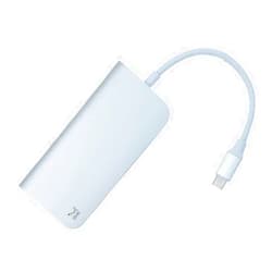 SMK-Link Electronics USB-C Multi-Port Hub, 6 Ports, White