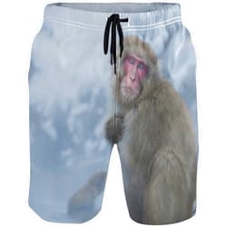visesunny Stylish Mens Swim Trunks Quick Dry Beachwear Sports Running Swim Board Shorts Bathing Suits Mesh Lining