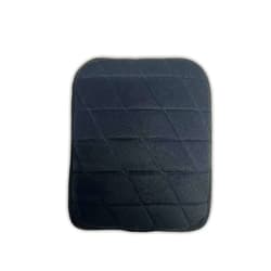 IND STURGIS LLC Motorcycle Gel Seat Pad for Rear Passenger Seat Comfort with Memory Foam Pain Relief on Long Rides, Easy Install (PS200), PS100 9X7, Black