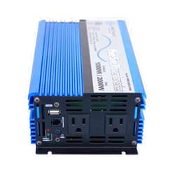 AIMS Power 1000 Watt, 2000 Watt Peak, Pure Sine DC to AC Power Inverter, USB Port, 2 Year Warranty, Optional Remote, Listed to UL 458