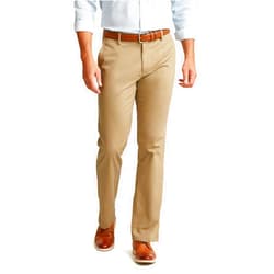 Dockers Men's Straight Fit Signature Lux Cotton Stretch Khaki Pant