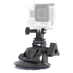 Delkin Devices Fat Gecko Stealth Suction Camera Mount with GoPro Adapter - Powerful Suction Cup GoPro Mount for Car, Motorcycle, Boat, Window | Secure and Adjustable Action Camera Holder