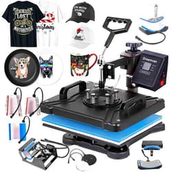 HYPOAI 8 in 1 Heat Press Machine for t Shirts Professional Heat Transfer Machine12