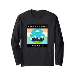 Wildhusky_Hiking Adventure Awaits Long Sleeve T-Shirt