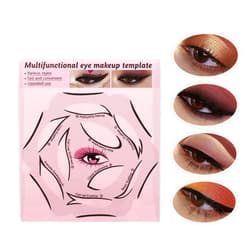 YAFIYGI Eyeliner Stencils Eyeliner Stencil Set 6 in 1 Reusable Eyeliner Stencils for Ideal Winged Tip Includes Eyeshadow Stencils and Eyeliner Tape Makeup Tool for Hooded Eyes