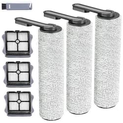 VACUPROPRO Replacement Roller Brush and Filters for S5/S5 Pro Cordless Vacuum Cleaner - 3 Brush Rollers & 3 Filters Included