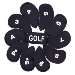 AUEAR, Golf Head Covers Neoprene Iron Putter Headcovers Set Fit All Brands
