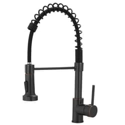 AIMADI Oil Rubbed Bronze Kitchen Faucet,AIMADI Commercial Single Handle Single Hole Bronze Kitchen Faucet with Pull Down Sprayer grifo para fregaderos de cocina