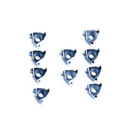 MABUARN Carbide Threading Insert IR/ER Lathe Internal/External Thread Holder Indexable Inserts IR/ER AG60 for Steel Metal Machining, 10 Pieces/Pack (11IR AG60, for Aluminum Machining)