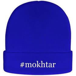 One Legging it Around Tight Rope Skiing Mokhtar - Hashtag Soft Adult Beanie Cap