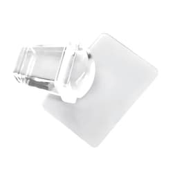 yueton Clear Jelly Soft Silicone Rectangular Nail Art Stamping Stamper with Scraper Image Plate Manicure Tools DIY Polish Kit