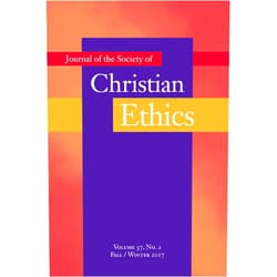 By Scott Paeth (Editor), Kevin Carnahan (Editor) Journal of the Society of Christian Ethics: Fall/Winter 2017 (Annual Of The Sce)