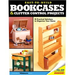 By The Editors Of Weekend Woodcrafts (Author) Easy-to-Build Bookcases and Clutter Control Projects: 18 Practical Solutions to Organize Your Home (Fox Chapel Publishing) Step-by-Step Instructions & Full-Size Patterns for Shelving, Tables, & More