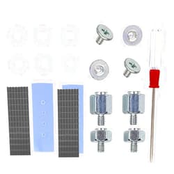 QTEATAK 2Pcs PCIe NVMe M.2 2280 SSD Heatsinks Cooler & Mounting Screws Screwdriver Kit…