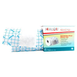 HEALQU Dressing Retention Tape, Non Woven Tape, 4in x 11yd Wound Dressing Tape Adhesive Cloth Tape Comfortable to The Body, with Easy Release, by Healqu