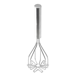 HIC Kitchen 2-In-1 Mix N’Masher Potato Masher, 18/8 Stainless Steel, For Potatoes, Vegetables, Fruits, Guacamole, Baby Food, And Eggs
