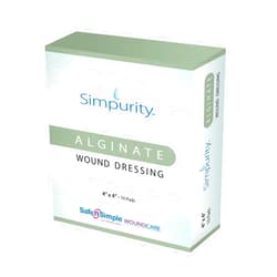 Safe n' Simple Simpurity Calcium Alginate Wound Dressing, 4