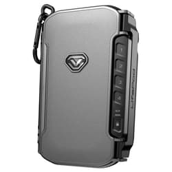 VAULTEK LifePod X Micro Weatherproof Electronic Lockbox Secure Travel Case Rugged Mini Portable Case with Backlit Keypad (Gunmetal)