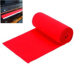 OriGlam Red Soft Piano Keyboard Dust Cover, 88 Keys Protective Dust Cover Key Cover for Electronic Keyboard, Digital Piano