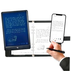 Ophayapen Smart Pen+Notebook+Writing Board, SmartPen Real-time Sync for Digitizing, Storing, and Sharing Paper Notes, Use with Ophaya Pro+ App，Compatible with Android and iOS