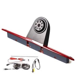RED WOLF 3rd Brake Light Backup Camera Roof Mount Fit for 2007-2018 Mercedes-Benz Sprinter Dodge Sprinter VW Crafter Vans Transporter Rear View Reverse Parking Camera 6 IR Night Vision Light