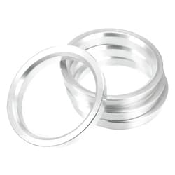 X AUTOHAUX 4pcs OD 70.6mm to ID 60.1mm Aluminium Alloy Car Hub Centric Rings Wheel Bore Center Spacer