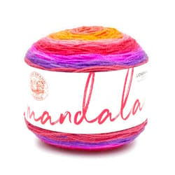 Lion Brand Yarn Mandala, Multicolor Yarn for Knitting, Crochet and Crafting, Andorian, 1 Pack