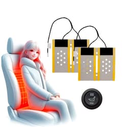 LUCKY DRIVER Universal Seat Comfort Kit for Vehicles Cars Pickup Trucks (12V-101A)