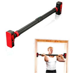 GarveeLife Pull Up Bar, Adjustable Pull Up Bar Strength Training Pull-Up Bars Without Screws, Adjustable Width Pull Up Bar for Doorway, Max Load 440 Lbs