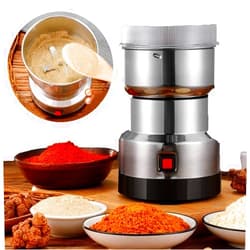 BHFRYU Mini Electric Grain Grinder Mill Electric Grain Grinder Multi-Function USB Charging Electric Coffee Grinder Small for Home Herbs Spices Nuts Grains Coffee Bean Grinding Portable