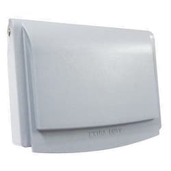 Sigma Electric Sigma Engineered Solutions 14441 1-Gang Horizontal Slimline in-Use Weatherproof Cover, Gray