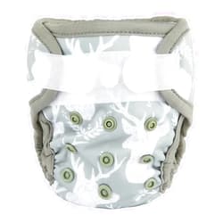Sigzagor Newborn Baby Cloth Diaper Cover Nappy Hook and Loop (Grey Deer)