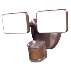 Heath Zenith Heath/Zenith HZ-Connect Outdoor Wi-Fi Connected Motion LED Security Light, Bronze