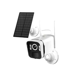 ZHXINSD Solar Security Cameras Wireless Outdoor, 2K 4MP Solar Battery Powered Security Camera WiFi Security IP Camera with PIR Motion Detection, 2-Way Audio, Full Color Night Vision, with Solar Panel