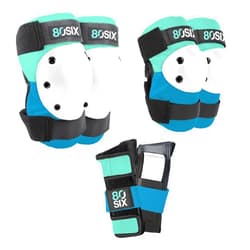 80SIX Multi-Sport Pad Set– Protective Gear for Skateboarding, Biking, Roller Skating, and Scooter