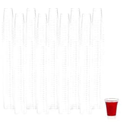 Bekith 1000 Pack Communion Cups, Plastic Disposable Cup Fits Standard Holy Communion Trays, 0.5 Ounce, Clear